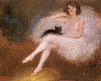 皮埃爾 卡列爾 貝勞斯 Ballerina With A Black Cat